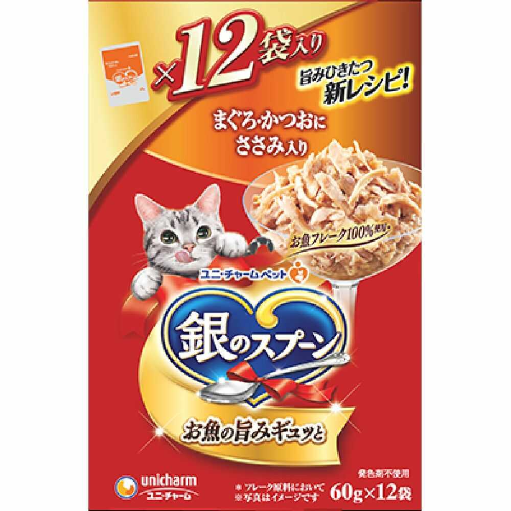 UniCharm Silver Spoon Pouch Tuna & Bonito with Chicken Fillet 720g