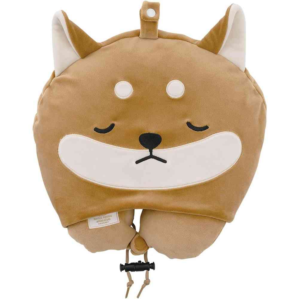 Ribuhato Premium Nemu Nemu Animals Hooded Neck Pillow Kotaro