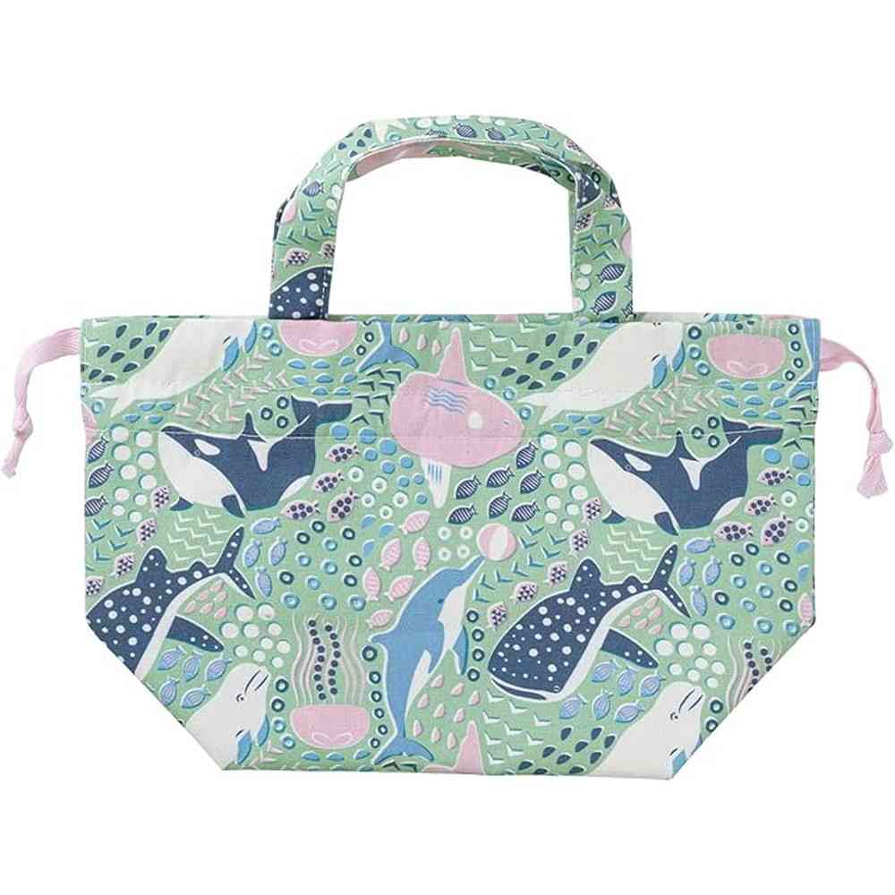 Ribuhato Lunch Drawstring Bag IN THE SEA