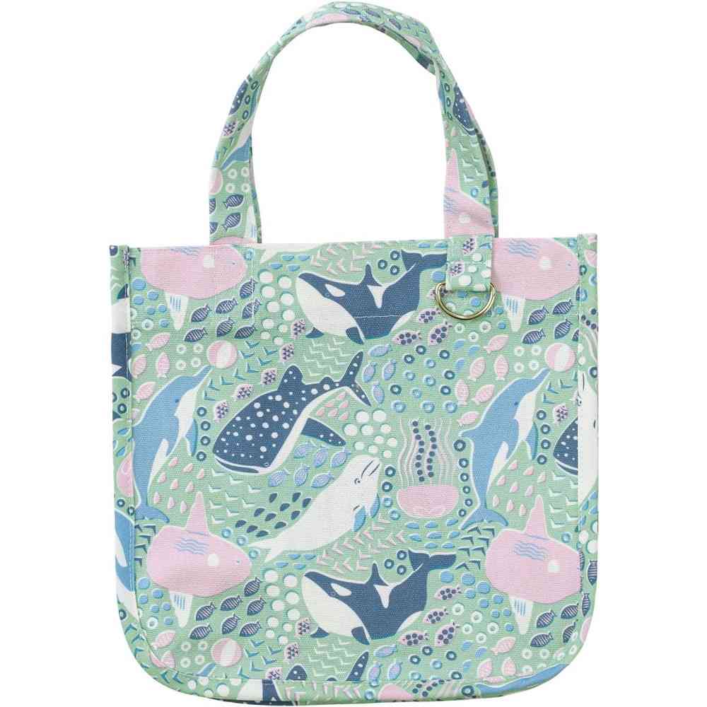 Ribuhato Tote Bag with Gusset IN THE SEA