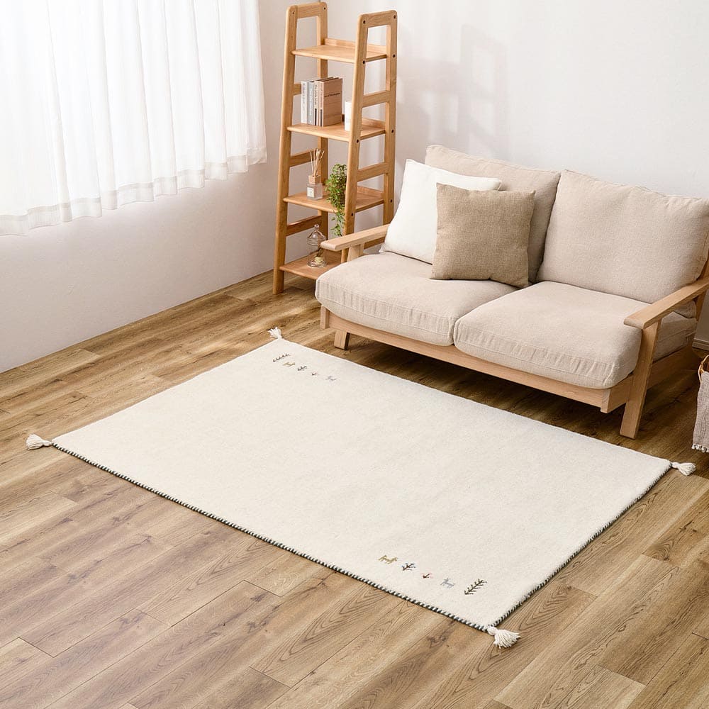 Gabbeh TX 130X190 White