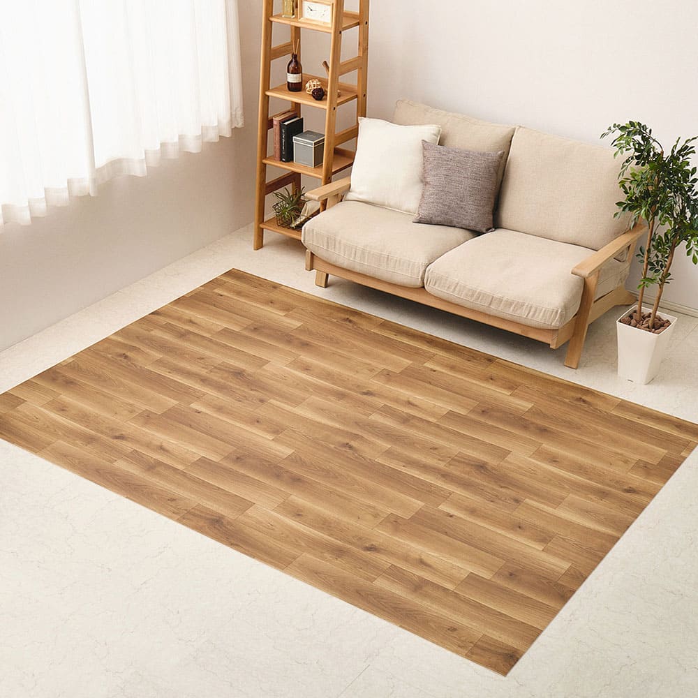 Pet-Friendly CF Rug Approx. 182×180cm Oak