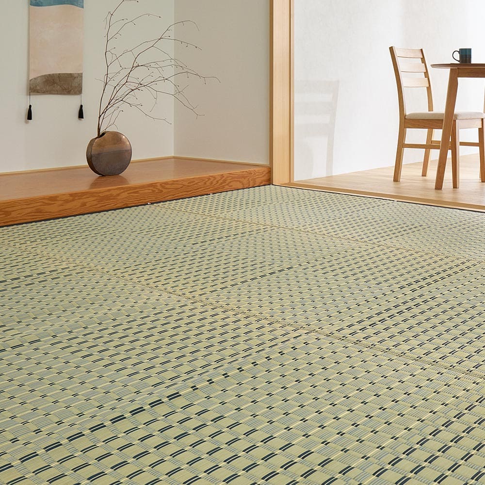Igusa Carpet Kiyosumi Honma 8 Tatami Blue