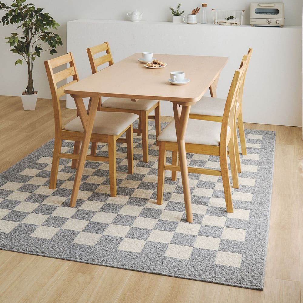 Monica Dining Rug Approx. 220×250cm Gray