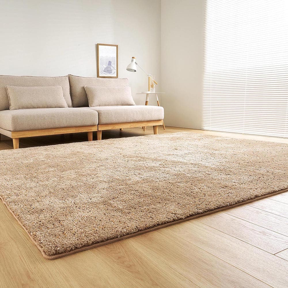Mix Shaggy Rug Griva Approx. 200×200cm Brown