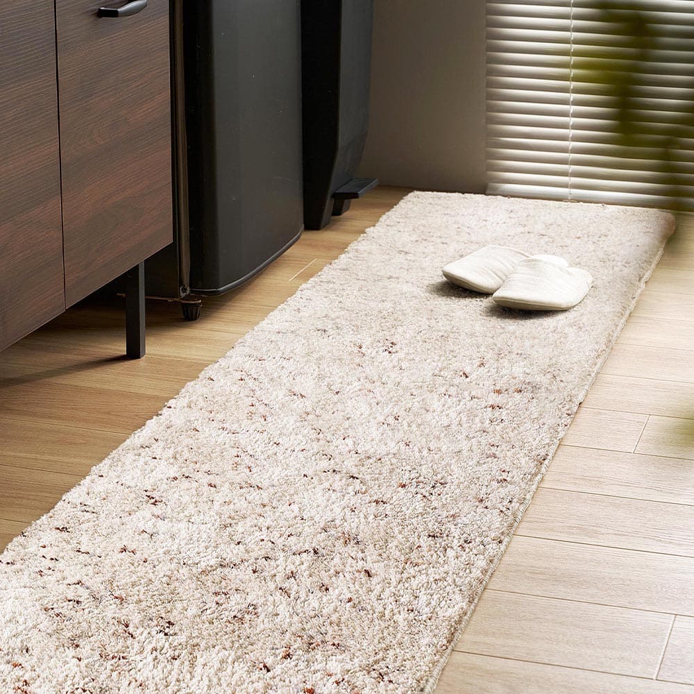 Mix Shaggy Mat Riva Approx. 45×180cm Ivory