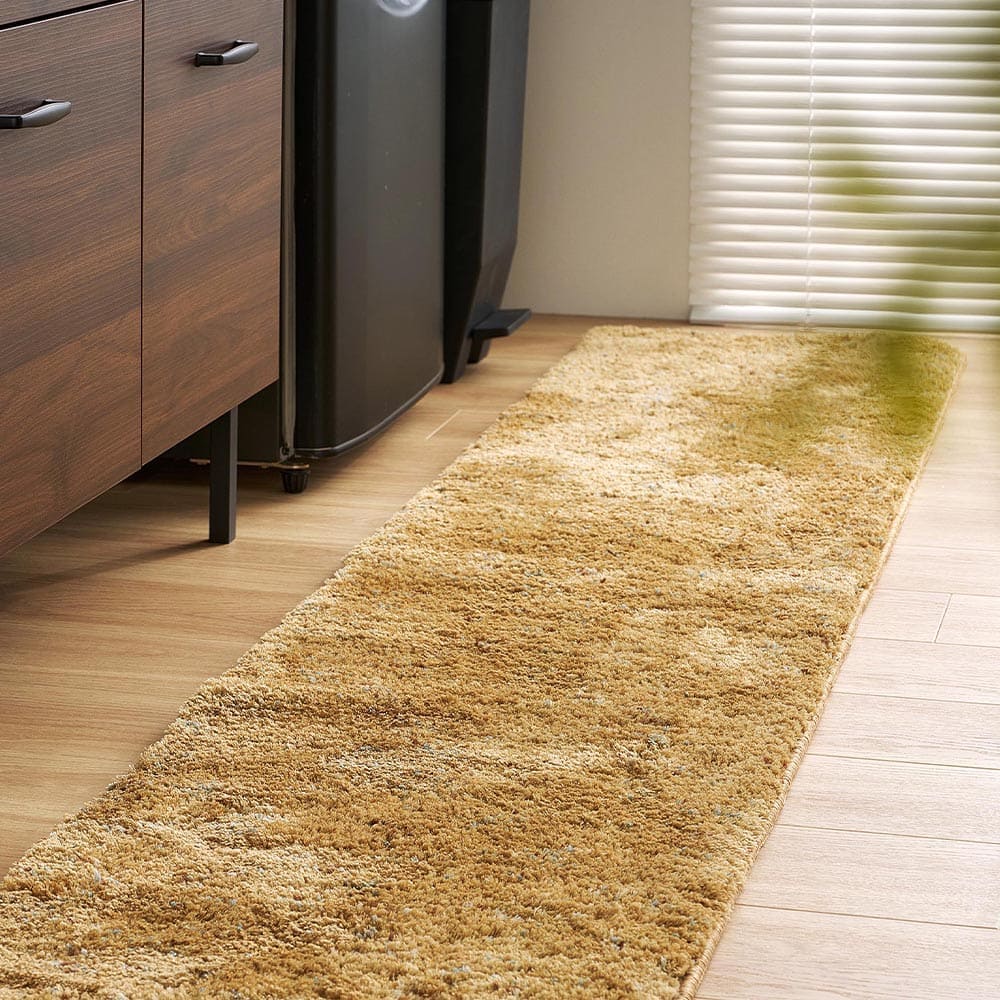 Mix Shaggy Mat Riva Approx. 45x180cm Mustard