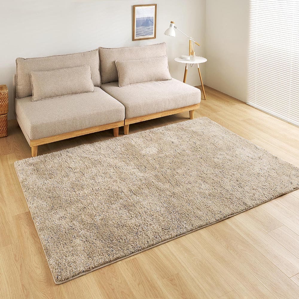 Mix Shaggy Rug Griva Approx. 140×200cm Sand Beige