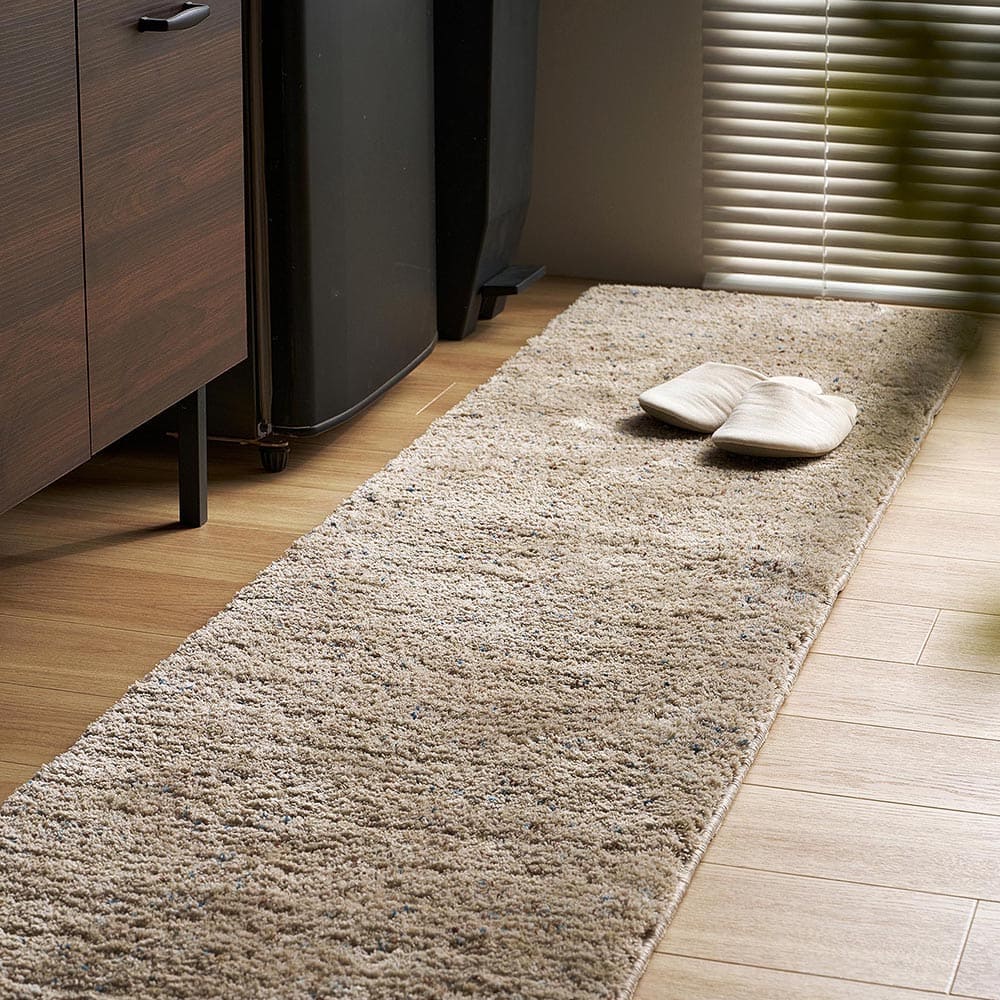 Mix Shaggy Mat Riva Approx. 45×180cm Sand Beige