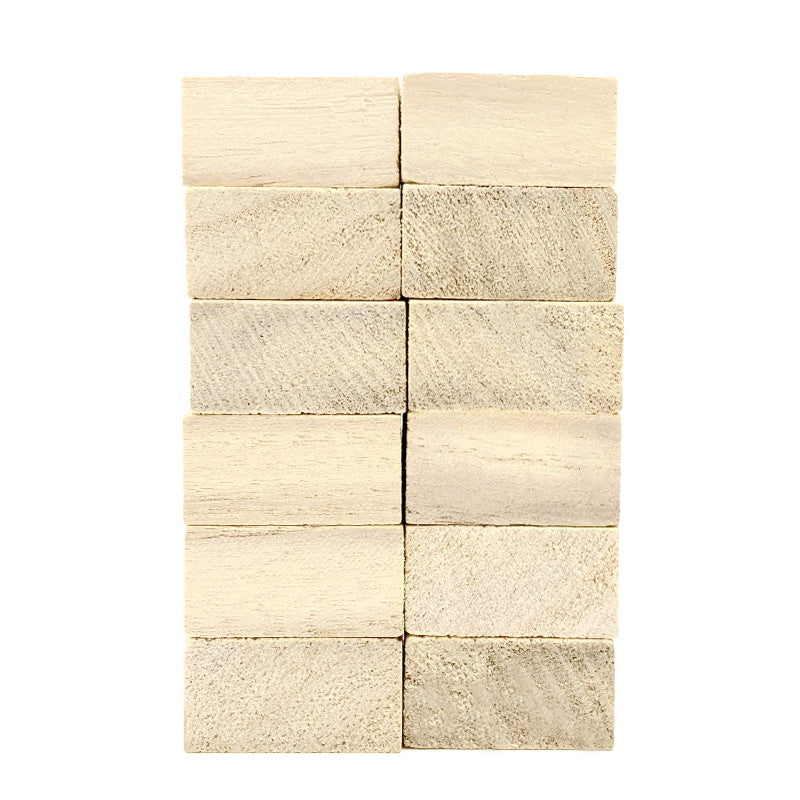Rectangular Craft Materials (12 Pieces)