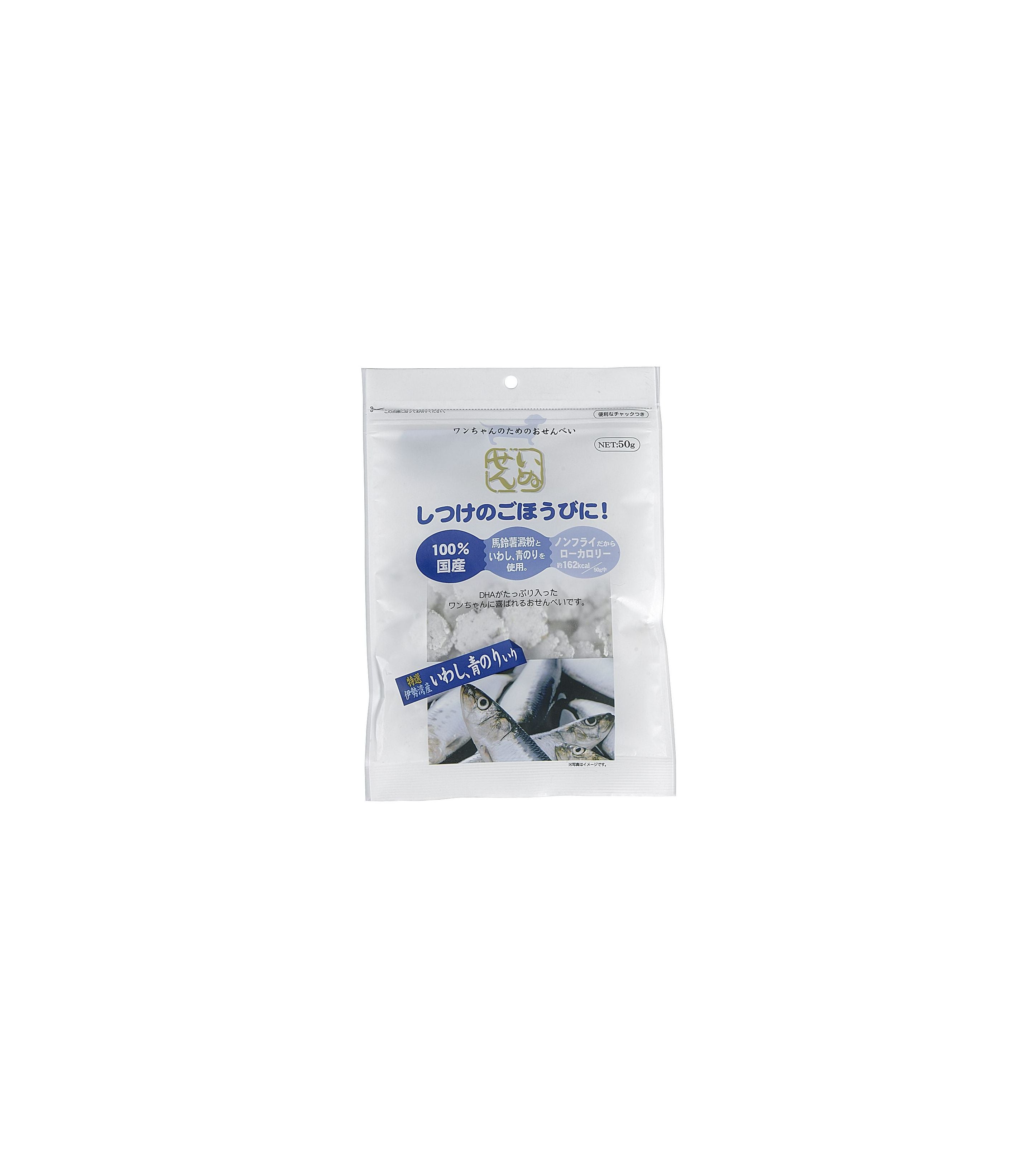 Arata Dog Senbei Sardine with Aonori 50g