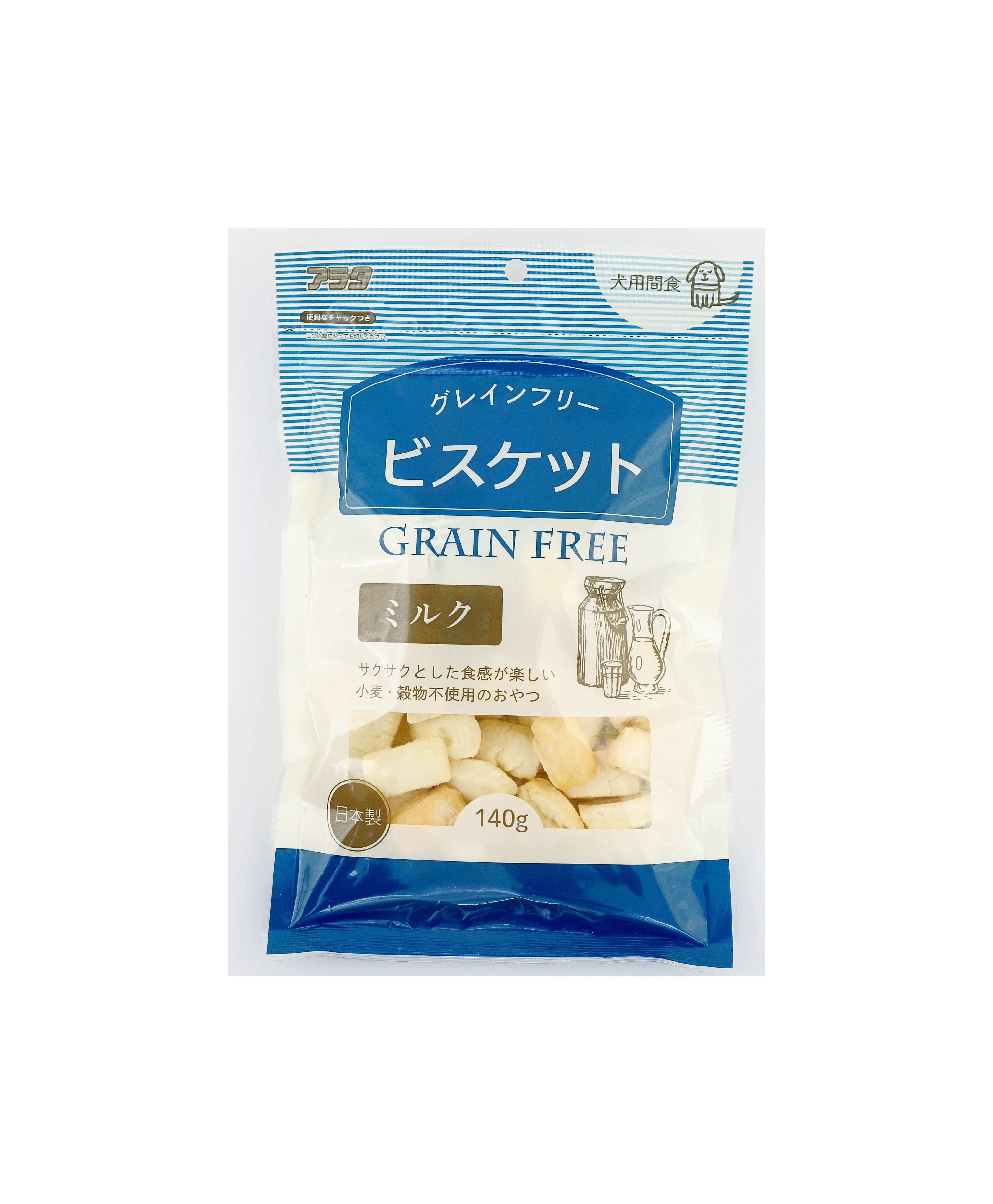 Arata Grain-Free Biscuit Milk 140g