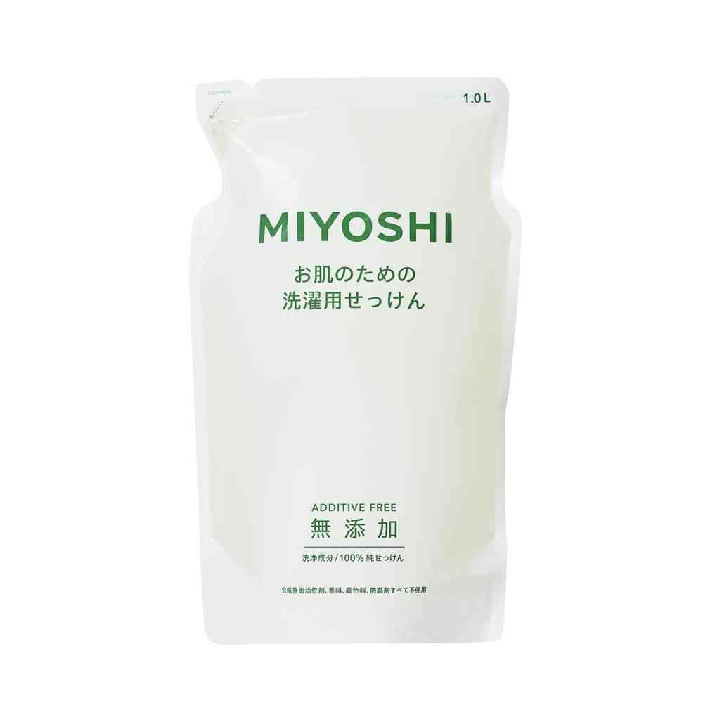 Miyoshi Soap Additive-Free Liquid Laundry Soap Refill Standing Type 1000ml