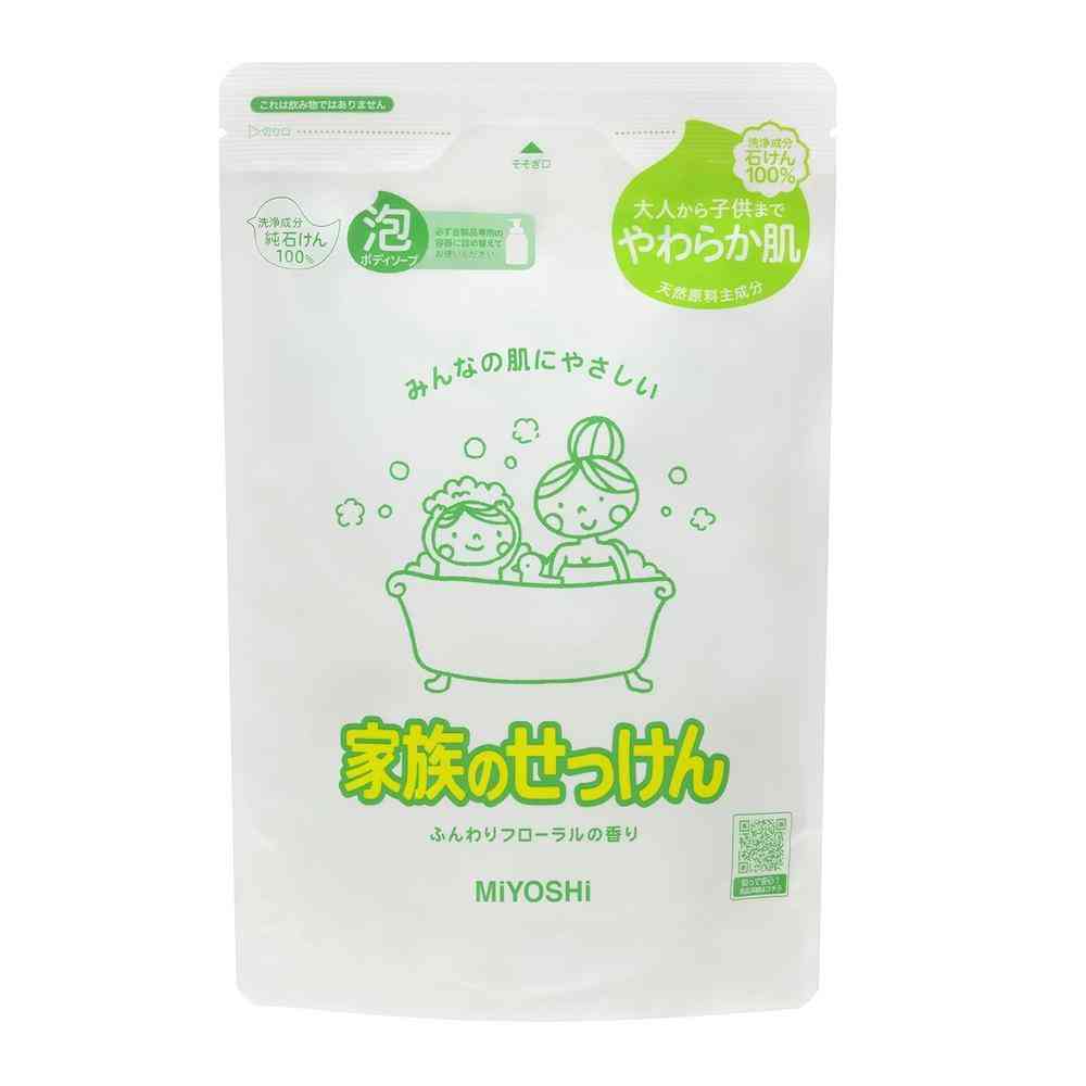 Miyoshi Soap Family Soap Foam Body Wash Refill 550ml