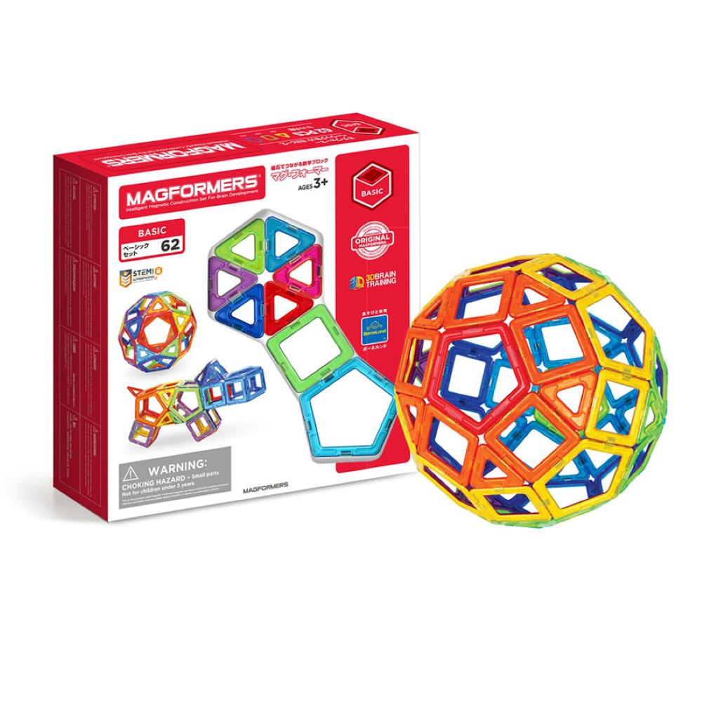 MA285 Magformers Basic Set (62 Pieces)