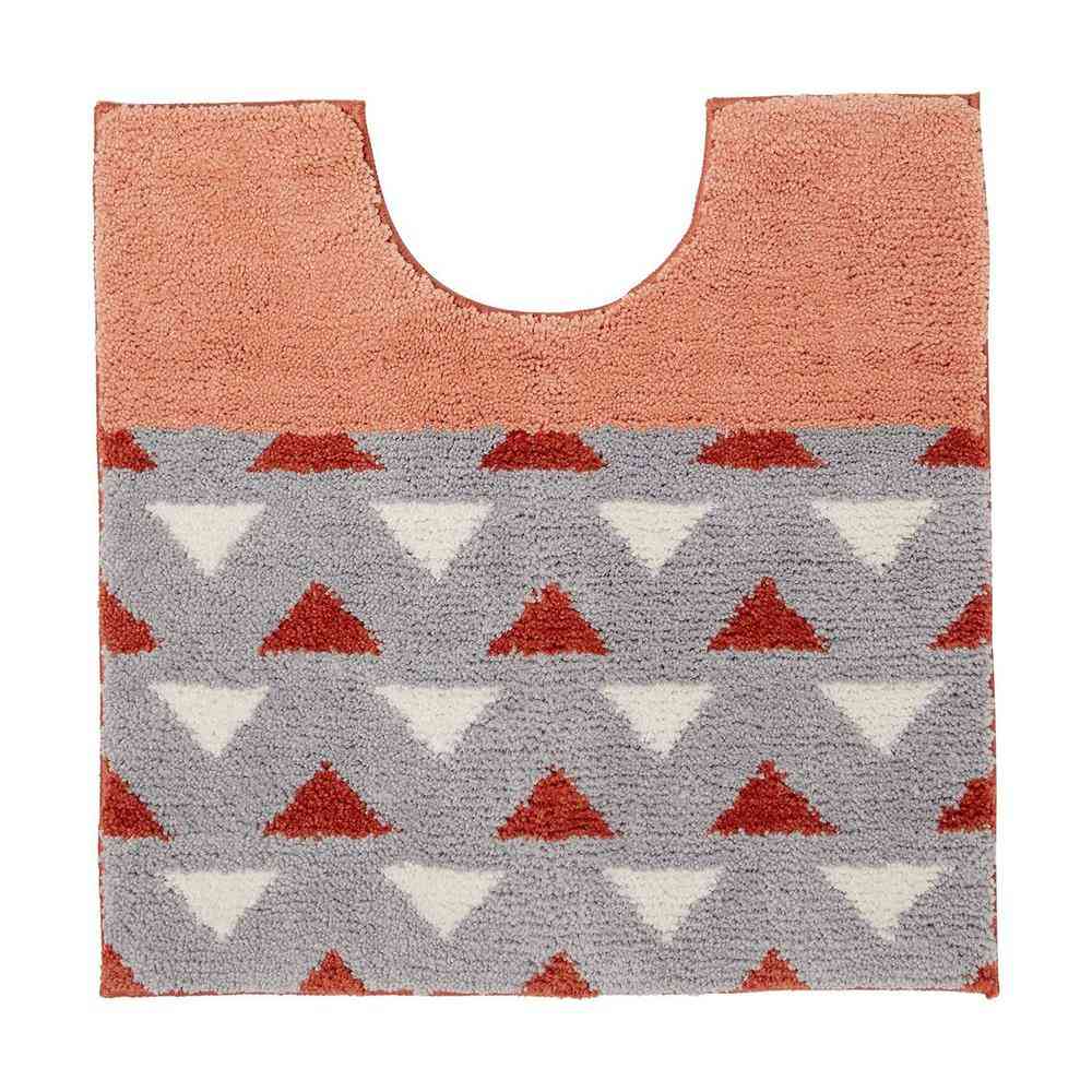 Fujie Marshmallow Toilet Mat Triangle Pink MM-103