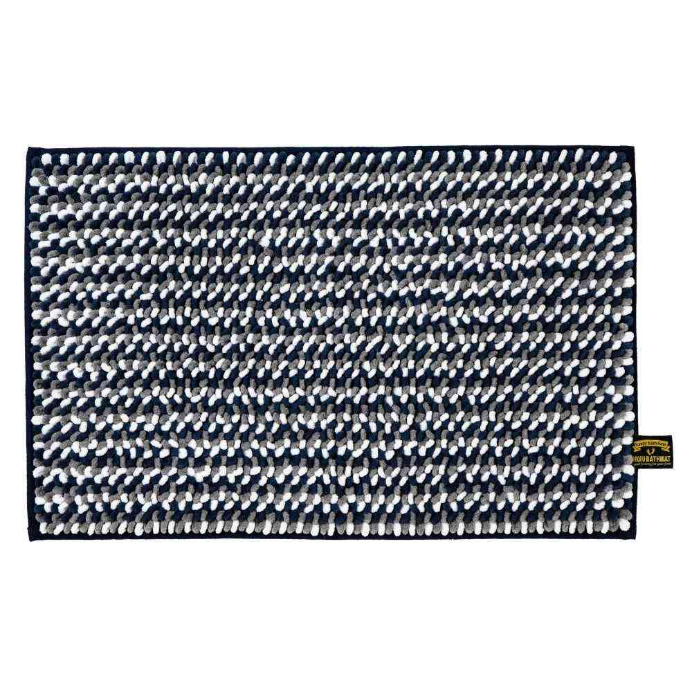 Fuji Ei MOFU Bath Mat pocotto M 60×40cm Blueberry MF-010