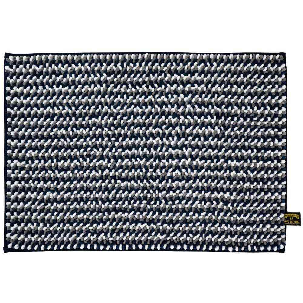 Fuji Ei MOFU Bath Mat pocotto L 70×50cm Blueberry MF-013