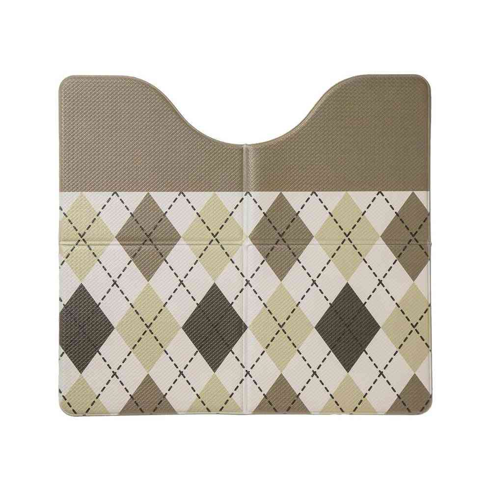 Fuji E Whip Lite Foldable Toilet Mat Cookie Brown WL-011