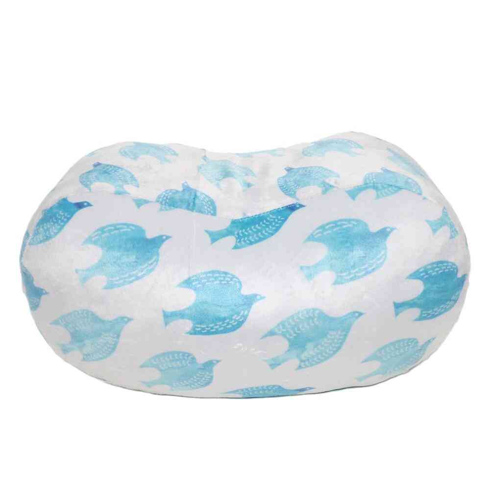 Tōei Happy Motif Exercise Soft Seiza Cushion - Blue Bird