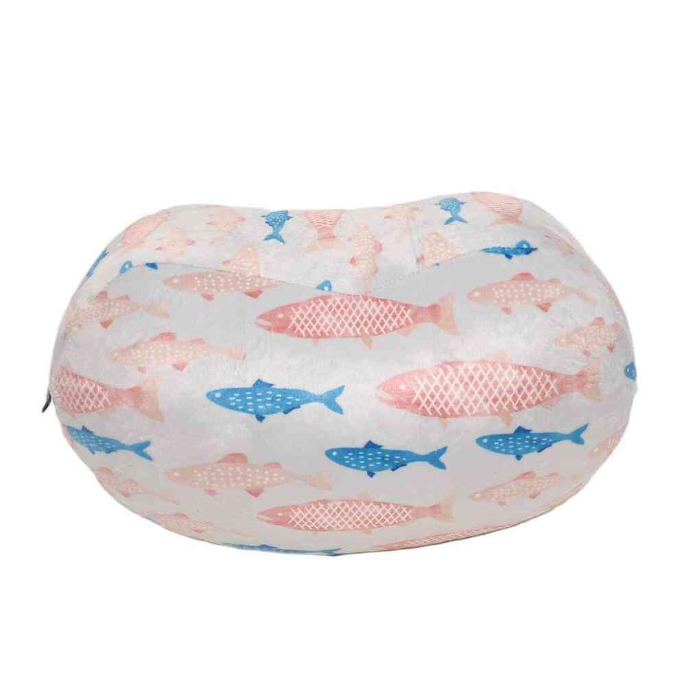 Toue Happy Motif Exercise Soft Seiza Cushion Fish