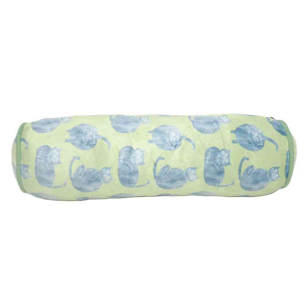 Tōei Happy Motif Exercise Pelvic Slim Stretch Cushion - Cat with Curled Tail