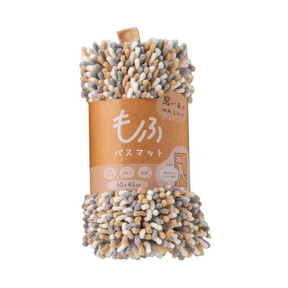 Fujie MOFU Bath Mat M 60×40cm Sesame MF-105