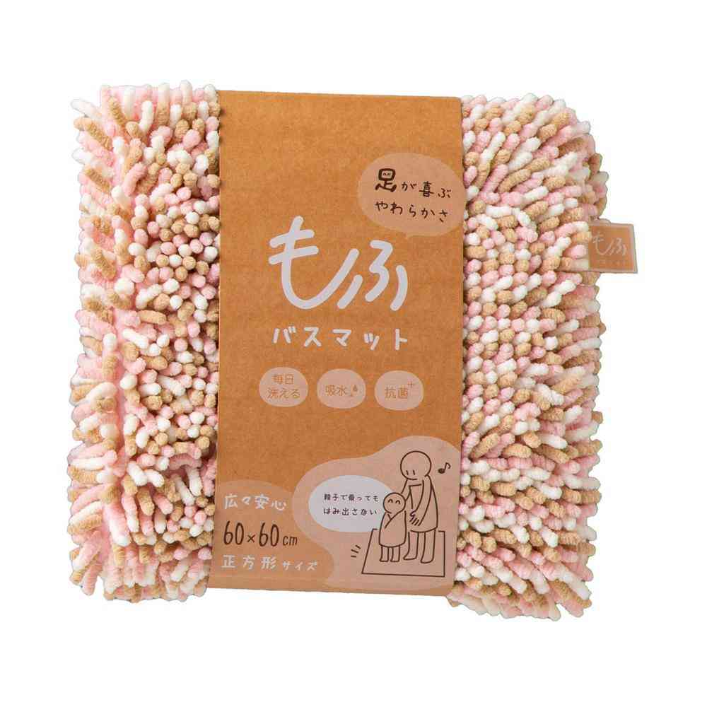 Fuji Ei MOFU Bath Mat Square 60×60cm Sakura MF-106