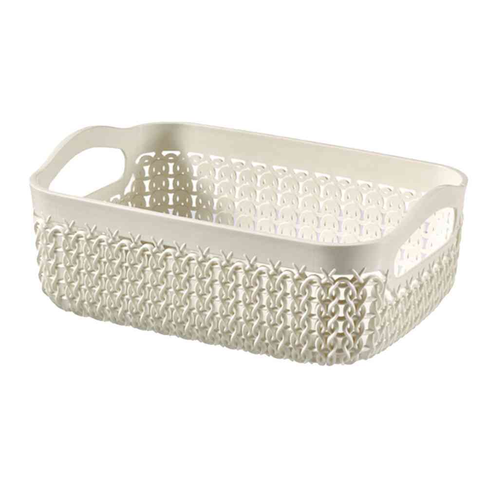 Toue Knit Basket A6 White CV-001