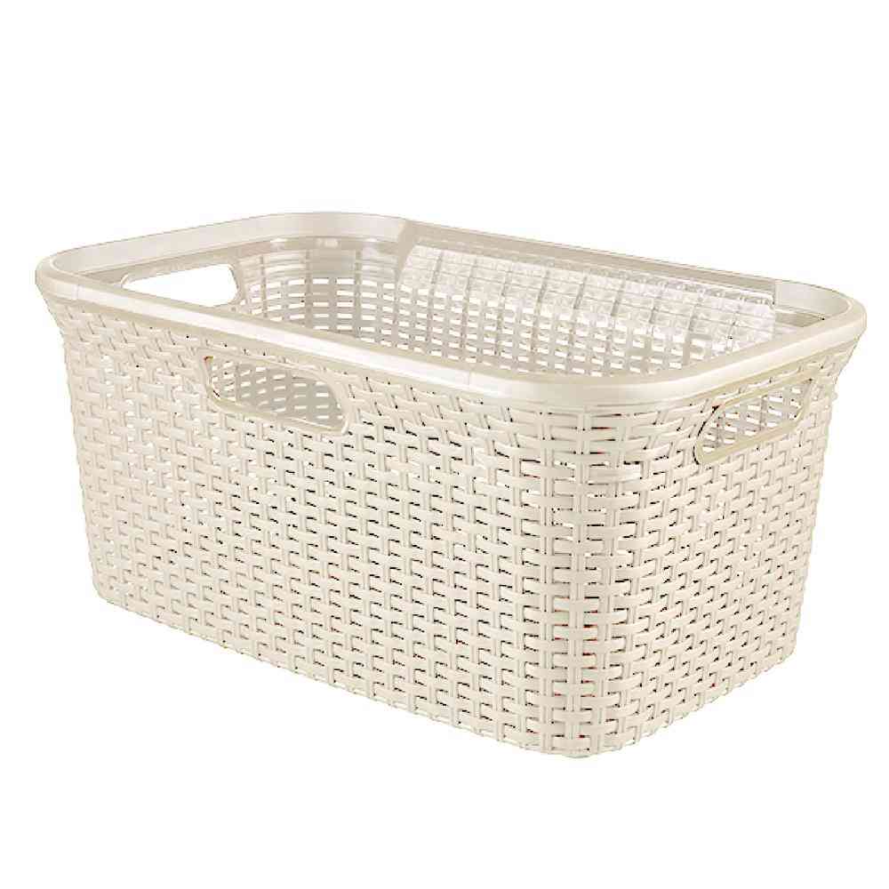 Fuji Ei Style Laundry Basket White CV-052 1 Piece