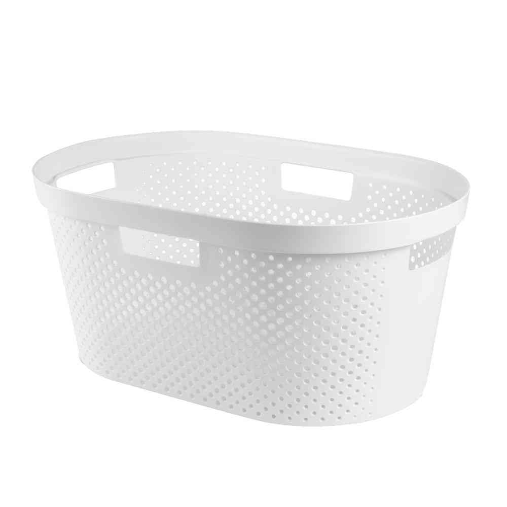 Fujie Infinity Laundry Basket White CV-074