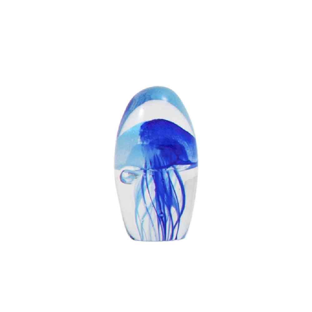 Fujie Glass Interior Object (Jellyfish) S Blue