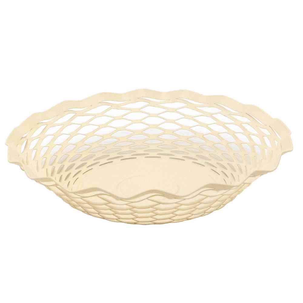 Tōei Roger Orfevre Stainless Steel Round Basket - Ivory RO-010