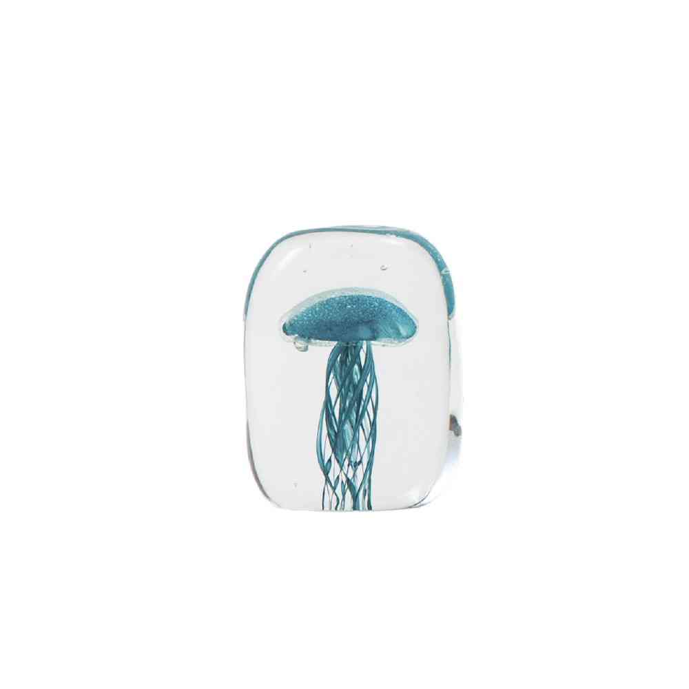 Fujie Glass Interior Object (Jellyfish) M Green