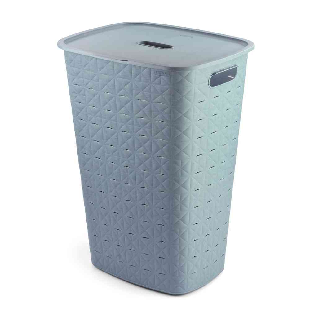 Fujie Softex Lid Basket 56L Blue CV-121