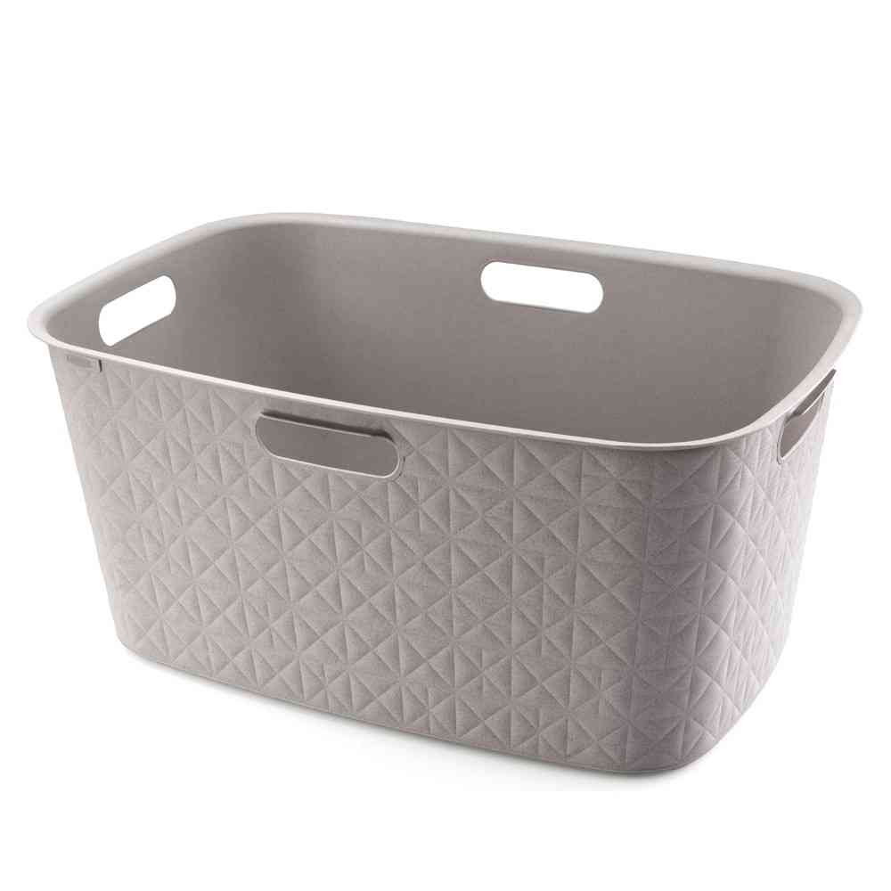 Fujie Softex Laundry Basket 45L Gray Beige CV-123
