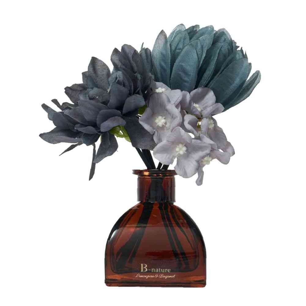 Fuji E B-nature Flower Bouquet Reed Diffuser Lemongrass & Bergamot Bouquet BN-029 100ml