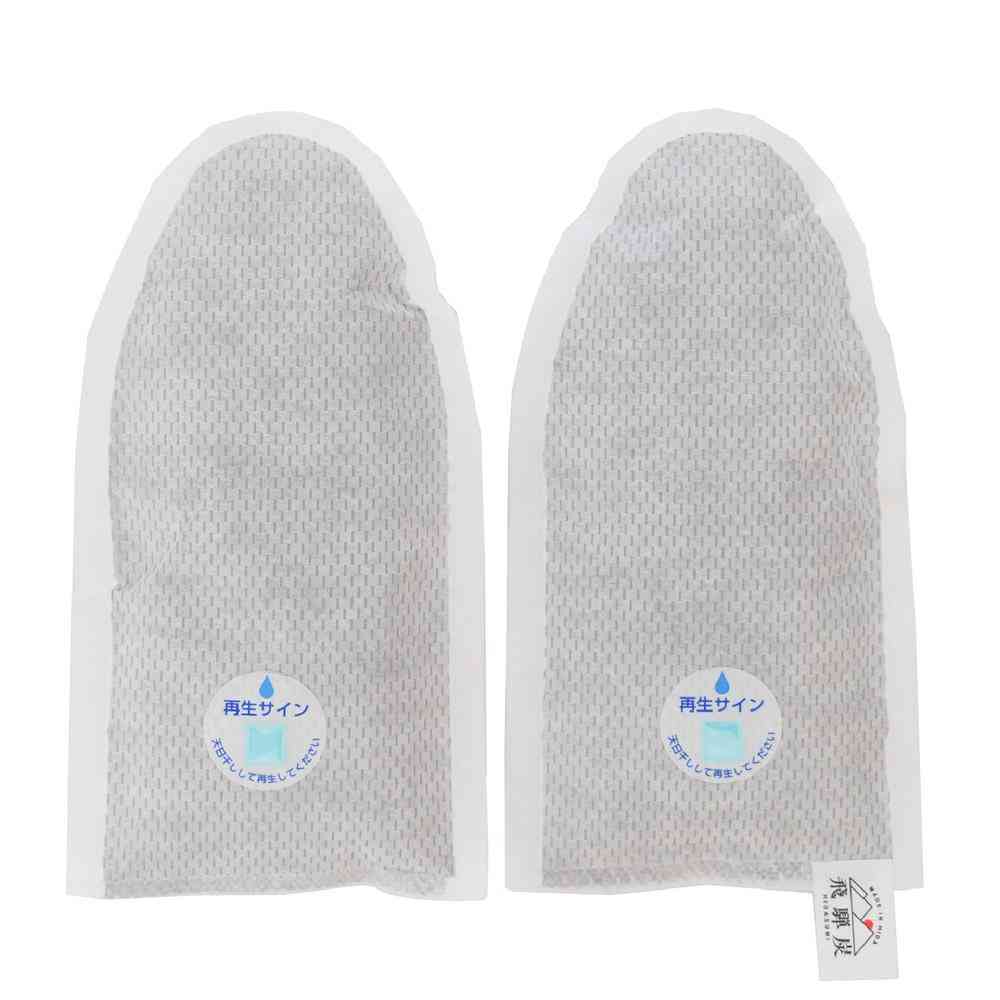 Fujie Hida Charcoal Shoe Deodorizing and Moisture Absorbing Sheet for 3 Pairs HD-001