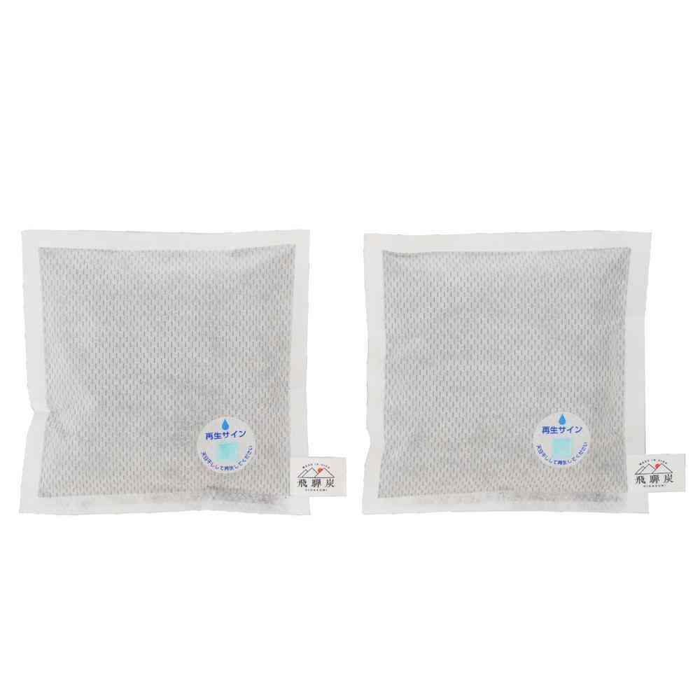 Fujie Hida Charcoal Shoe Box Deodorizing and Moisture Absorbing Sheet HD-002 2 Sheets