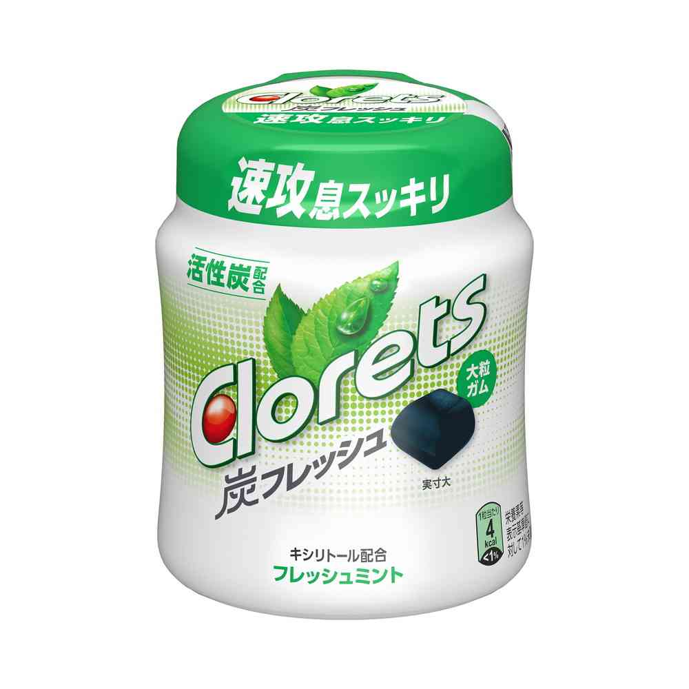 Monterey Clorets Charcoal Fresh Mint Bottle 112g