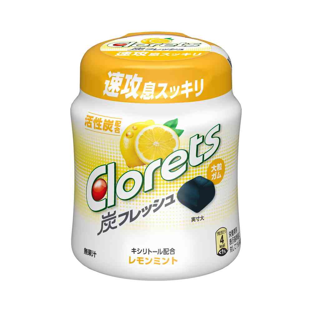 Monterey Clorets Charcoal Fresh Lemon Mint Bottle 112g