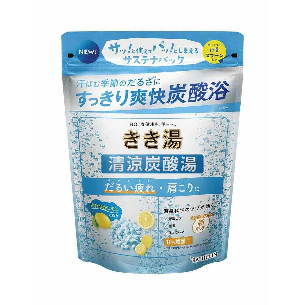 Kiki-yu Refreshing Carbonated Bath Powder Lemon Scent 360g