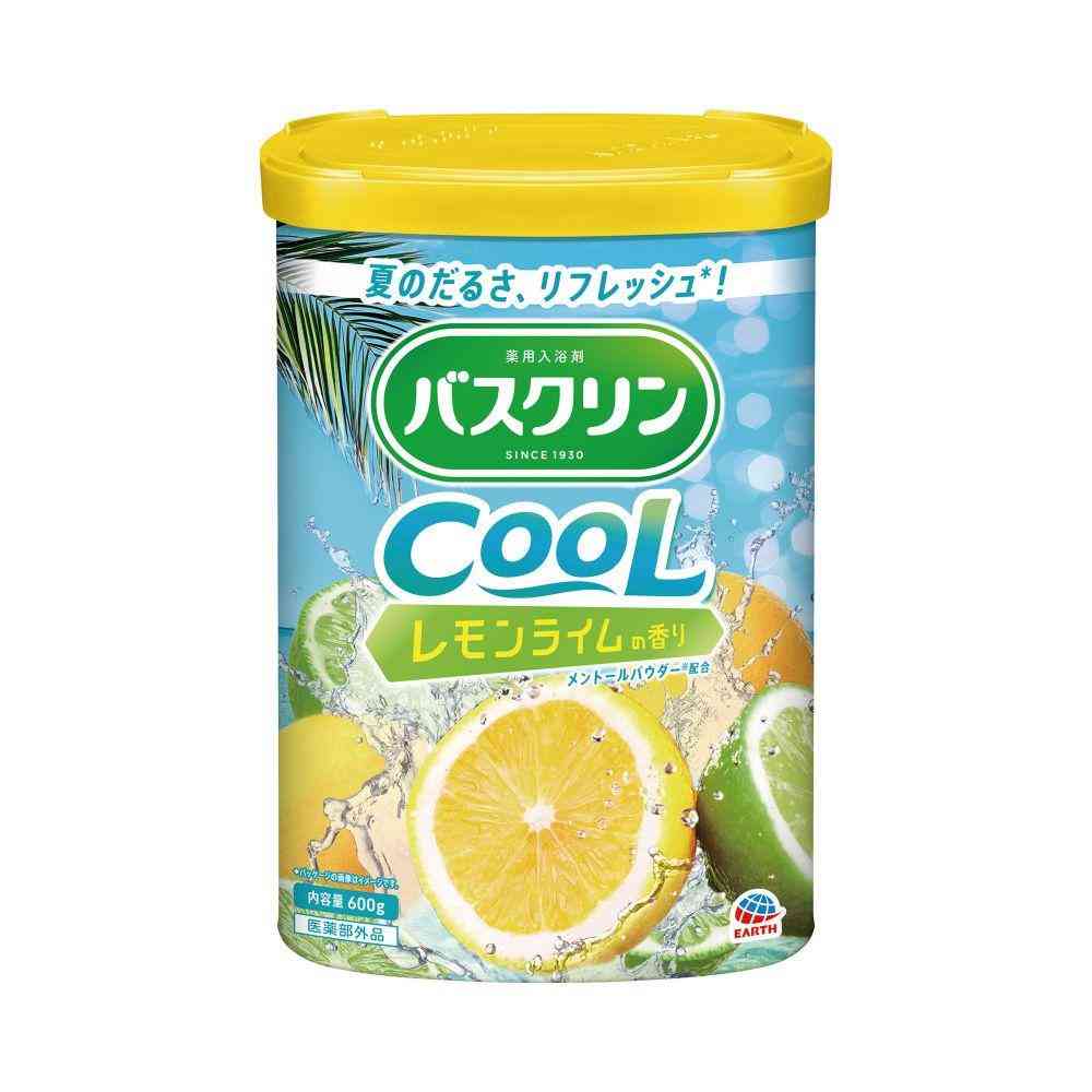 Earth Chemical Bath Clean Cool Lemon Lime Scent 600g