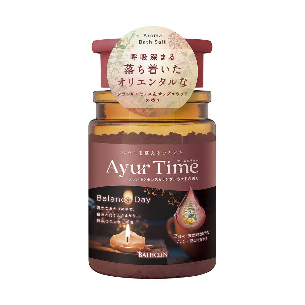 Ayur Time Balance Day Frankincense and Sandalwood Scent Bottle 520g