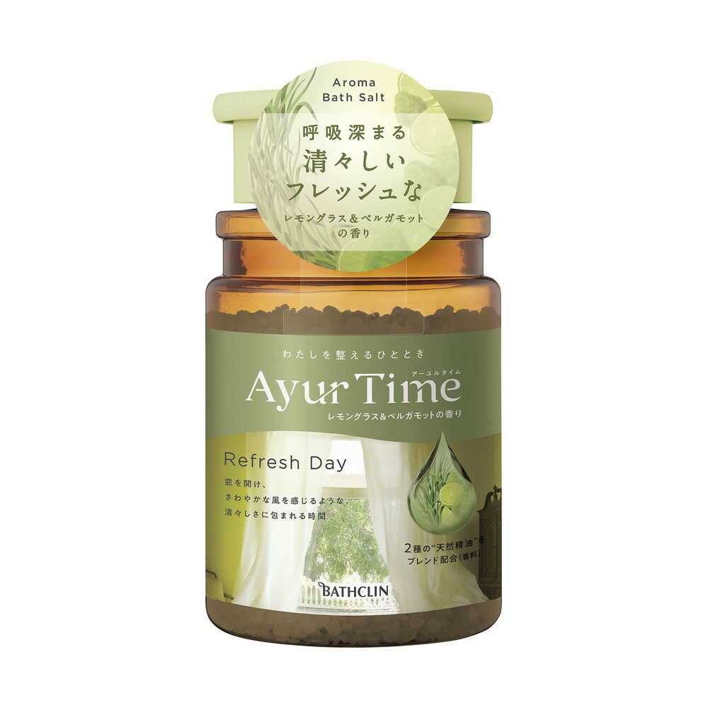 Ayur Time Refresh Day Lemongrass and Bergamot Scent Bottle 520g