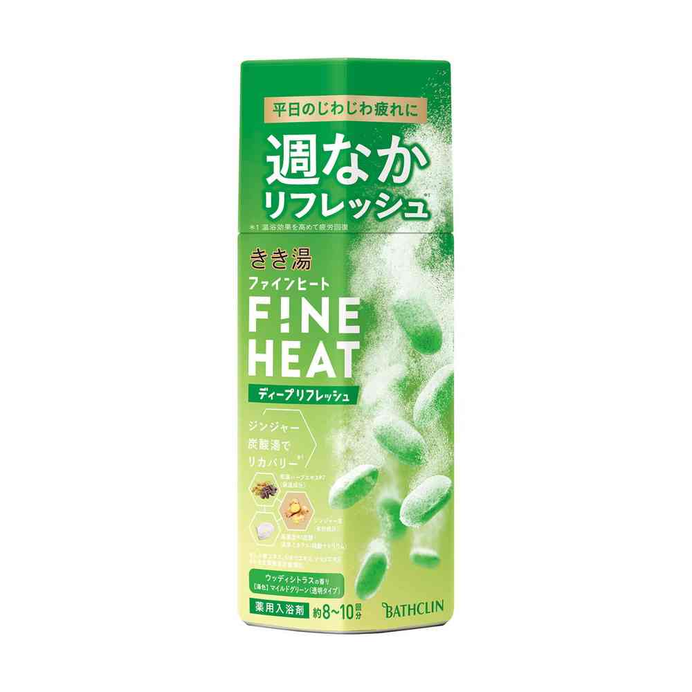 Bathclin Kiki-yu Fine Heat Deep Refresh 400g