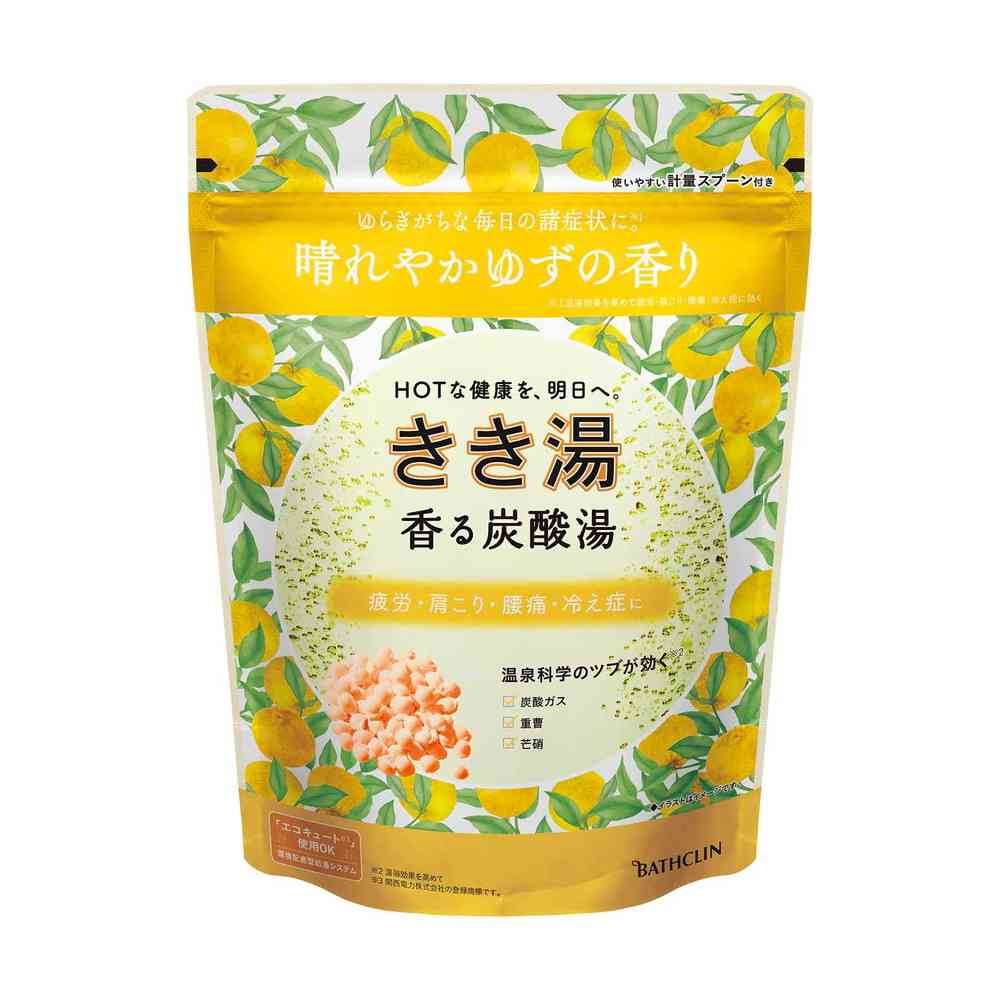 Bathclin Kiki-yu Aromatic Carbonated Bath Yuzu Scent 360g