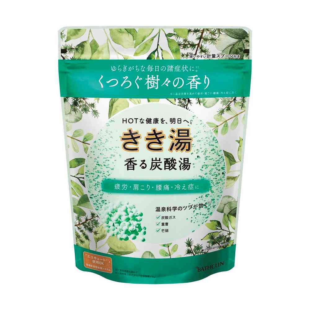 Bathclin Kiki-yu Aromatic Carbonated Bath Forest Scent 360g