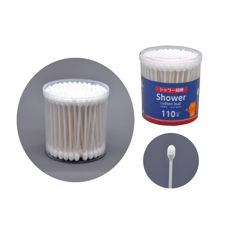 Shower Cotton Swabs (110 Pieces)