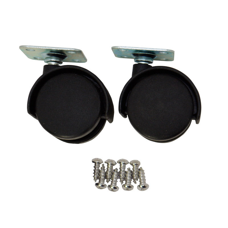 Plate Double Wheel Caster (2 Pieces)